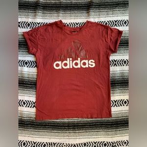 Adidas Red Tshirt Size L